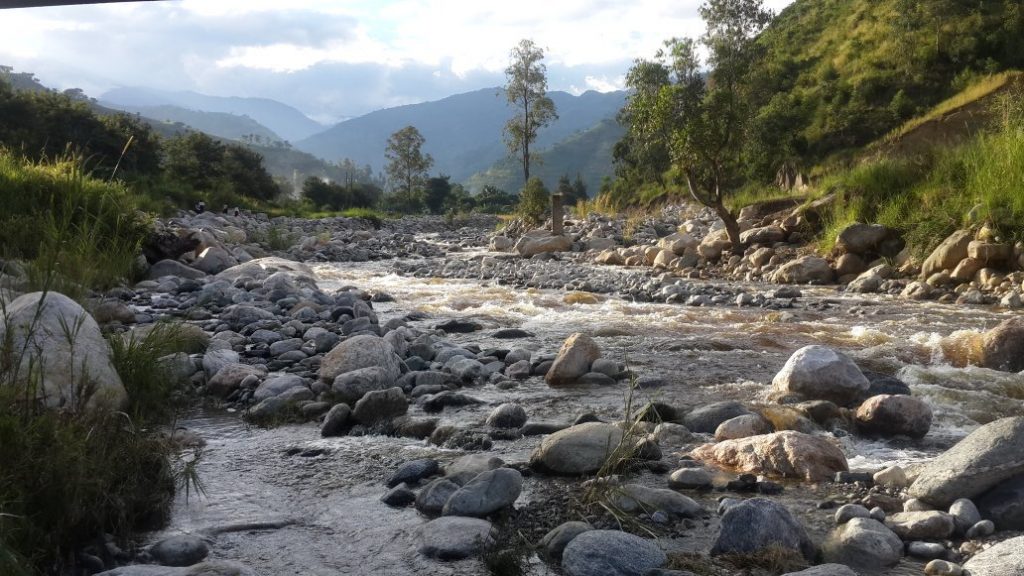 River Nyamwamba in Kasese District, western Uganda