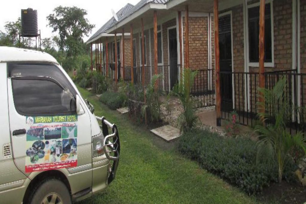 Compound view of Marianah Tourist Hotel in western Uganda.