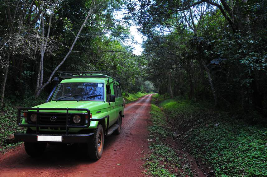 A suitable safari land cruiser for your trip and car hire to Rwenzori Mountains. Credit: Uganda Wildlife Authority